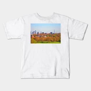 London Skyline Cityscape Primrose Hill Kids T-Shirt